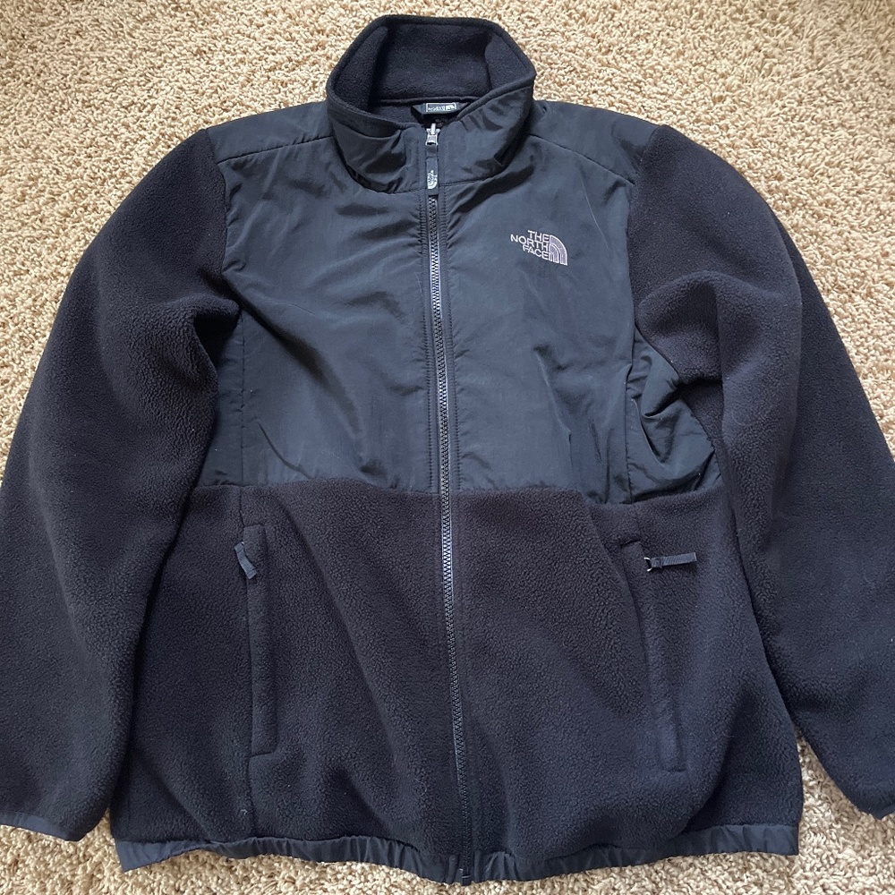 North Face girls Polartec fleece zip jacket